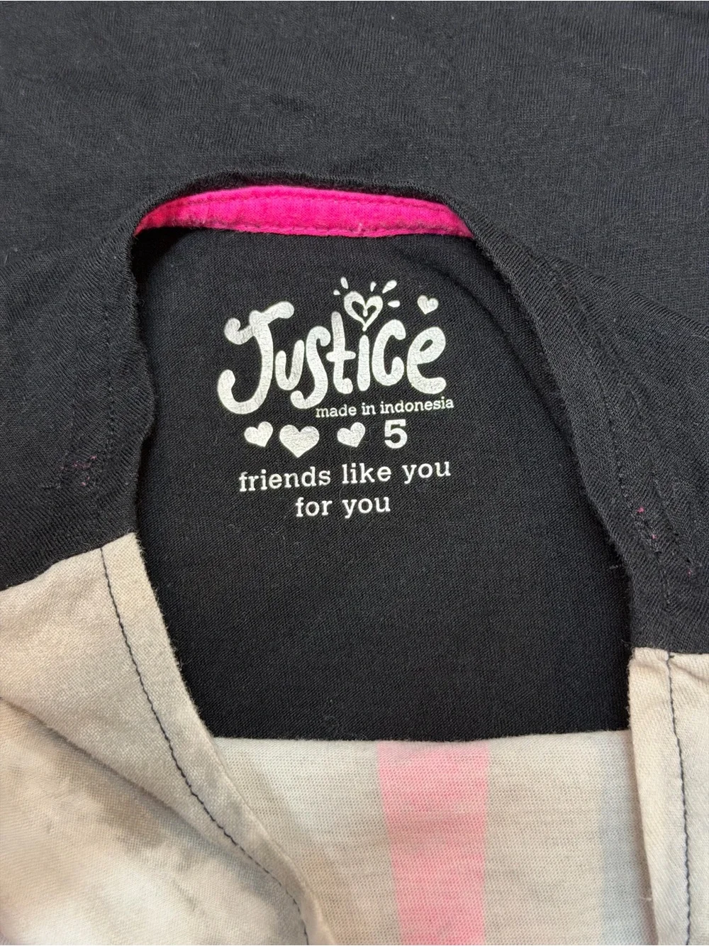 Justice Girls Size 5 I Love Paris Eiffel Tower Rhinestone Graphic High Low Tank